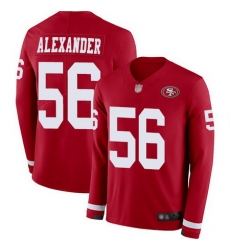 49ers 56 Kwon Alexander Red Team Color Youth Stitched Football Limited Therma Long Sleeve Jersey 49ers 56 Kwon Alexander Red Team Color Youth Stitched Football Limited Therma Long Sleeve Jersey