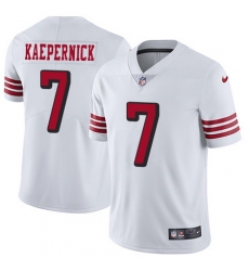 Nike 49ers #7 Colin Kaepernick White Rush Youth Stitched NFL Vapor Untouchable Limited Jersey Nike 49ers #7 Colin Kaepernick White Rush Youth Stitched NFL Vapor Untouchable Limited Jersey