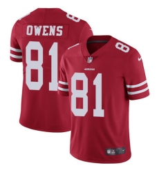 Nike 49ers #81 Terrell Owens Red Team Color Youth Stitched NFL Vapor Untouchable Limited Jersey Nike 49ers #81 Terrell Owens Red Team Color Youth Stitched NFL Vapor Untouchable Limited Jersey