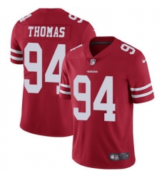 Nike 49ers #94 Solomon Thomas Red Team Color Youth Stitched NFL Vapor Untouchable Limited Jersey Nike 49ers #94 Solomon Thomas Red Team Color Youth Stitched NFL Vapor Untouchable Limited Jersey