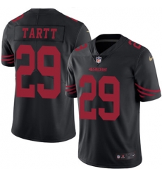 Youth Nike 49ers #29 Jaquiski Tartt Black Stitched NFL Limited Rush Jersey Youth Nike 49ers #29 Jaquiski Tartt Black Stitched NFL Limited Rush Jersey