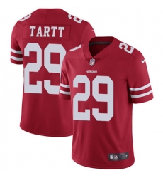 Youth Nike 49ers #29 Jaquiski Tartt Red Team Color Stitched NFL Vapor Untouchable Limited Jersey Youth Nike 49ers #29 Jaquiski Tartt Red Team Color Stitched NFL Vapor Untouchable Limited Jersey