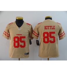 Youth Nike 49ers 85 George Kittle Cream Youth Inverted Legend Limited Jersey Youth Nike 49ers 85 George Kittle Cream Youth Inverted Legend Limited Jersey