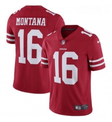 Youth Nike San Francisco 49ers 16 Joe Montana Elite Red Team Color NFL Jersey Youth Nike San Francisco 49ers 16 Joe Montana Elite Red Team Color NFL Jersey