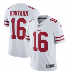 Youth Nike San Francisco 49ers 16 Joe Montana Elite White NFL Jersey Youth Nike San Francisco 49ers 16 Joe Montana Elite White NFL Jersey
