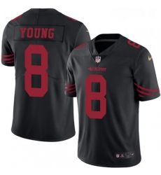 Youth Nike San Francisco 49ers 8 Steve Young Limited Black Rush Vapor Untouchable NFL Jersey Youth Nike San Francisco 49ers 8 Steve Young Limited Black Rush Vapor Untouchable NFL Jersey