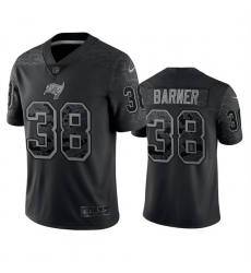 Men Tampa Bay Buccaneers 38 Kenjon Barner Black Reflective Limited Stitched Jersey Men Tampa Bay Buccaneers 38 Kenjon Barner Black Reflective Limited Stitched Jersey