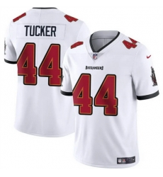 Men Tampa Bay Buccaneers 44 Sean Tucker White Vapor Limited Stitched Jersey Men Tampa Bay Buccaneers 44 Sean Tucker White Vapor Limited Stitched Jersey
