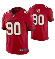 Men Tampa Bay Buccaneers 90 Logan Hall Red Vapor Untouchable Limited Stitched Jersey Men Tampa Bay Buccaneers 90 Logan Hall Red Vapor Untouchable Limited Stitched Jersey