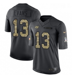 Mens Nike Tampa Bay Buccaneers 13 Mike Evans Limited Black 2016 Salute to Service NFL Jersey Mens Nike Tampa Bay Buccaneers 13 Mike Evans Limited Black 2016 Salute to Service NFL Jersey