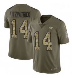 Mens Nike Tampa Bay Buccaneers 14 Ryan Fitzpatrick Limited OliveCamo 2017 Salute to Service NFL Jersey Mens Nike Tampa Bay Buccaneers 14 Ryan Fitzpatrick Limited OliveCamo 2017 Salute to Service NFL Jersey