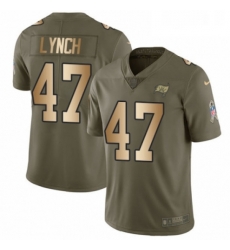 Mens Nike Tampa Bay Buccaneers 47 John Lynch Limited OliveGold 2017 Salute to Service NFL Jersey Mens Nike Tampa Bay Buccaneers 47 John Lynch Limited OliveGold 2017 Salute to Service NFL Jersey