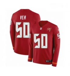 Mens Nike Tampa Bay Buccaneers 50 Vita Vea Limited Red Therma Long Sleeve NFL Jersey Mens Nike Tampa Bay Buccaneers 50 Vita Vea Limited Red Therma Long Sleeve NFL Jersey