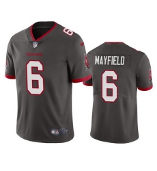 Men's Tampa Bay Buccaneers #6 Baker Mayfield Gray Vapor Untouchable Limited Stitched Jersey Men's Tampa Bay Buccaneers #6 Baker Mayfield Gray Vapor Untouchable Limited Stitched Jersey