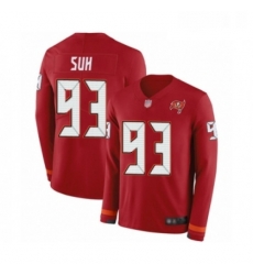 Mens Tampa Bay Buccaneers 93 Ndamukong Suh Limited Red Therma Long Sleeve Football Jersey Mens Tampa Bay Buccaneers 93 Ndamukong Suh Limited Red Therma Long Sleeve Football Jersey