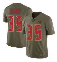 Nike Buccaneers 35 Jamel Dean Olive Men Stitched NFL Limited 2017 Salute To Service Jersey Nike Buccaneers 35 Jamel Dean Olive Men Stitched NFL Limited 2017 Salute To Service Jersey