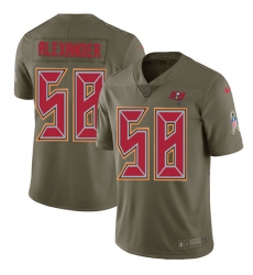 Nike Buccaneers #58 Kwon Alexander Olive Mens Stitched NFL Limited 2017 Salute to Service Jersey Nike Buccaneers #58 Kwon Alexander Olive Mens Stitched NFL Limited 2017 Salute to Service Jersey