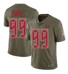 Nike Buccaneers #99 Warren Sapp Olive Mens Stitched NFL Limited 2017 Salute to Service Jersey Nike Buccaneers #99 Warren Sapp Olive Mens Stitched NFL Limited 2017 Salute to Service Jersey