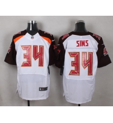 Nike Tampa Bay Buccaneers #34 Charles Sims White Mens Stitched NFL New Elite Jersey Nike Tampa Bay Buccaneers #34 Charles Sims White Mens Stitched NFL New Elite Jersey