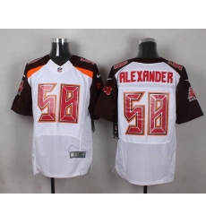 Nike Tampa Bay Buccaneers #58 Kwon Alexander White Mens Stitched NFL New Elite Jersey Nike Tampa Bay Buccaneers #58 Kwon Alexander White Mens Stitched NFL New Elite Jersey