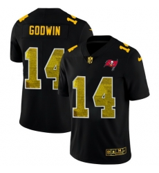 Tampa Bay Buccaneers 14 Chris Godwin Men Black Nike Golden Sequin Vapor Limited NFL Jersey Tampa Bay Buccaneers 14 Chris Godwin Men Black Nike Golden Sequin Vapor Limited NFL Jersey