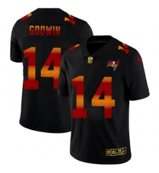Tampa Bay Buccaneers 14 Chris Godwin Men Black Nike Red Orange Stripe Vapor Limited NFL Jersey Tampa Bay Buccaneers 14 Chris Godwin Men Black Nike Red Orange Stripe Vapor Limited NFL Jersey