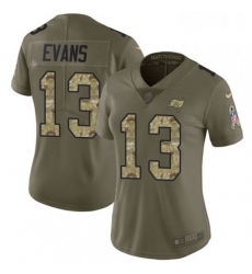 Womens Nike Tampa Bay Buccaneers 13 Mike Evans Limited OliveCamo 2017 Salute to Service NFL Jersey Womens Nike Tampa Bay Buccaneers 13 Mike Evans Limited OliveCamo 2017 Salute to Service NFL Jersey