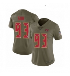 Womens Tampa Bay Buccaneers 93 Ndamukong Suh Limited Olive 2017 Salute to Service Football Jersey Womens Tampa Bay Buccaneers 93 Ndamukong Suh Limited Olive 2017 Salute to Service Football Jersey