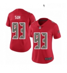 Womens Tampa Bay Buccaneers 93 Ndamukong Suh Limited Red Rush Vapor Untouchable Football Jersey Womens Tampa Bay Buccaneers 93 Ndamukong Suh Limited Red Rush Vapor Untouchable Football Jersey