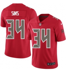 Nike Buccaneers #34 Charles Sims Red Youth Stitched NFL Limited Rush Jersey Nike Buccaneers #34 Charles Sims Red Youth Stitched NFL Limited Rush Jersey