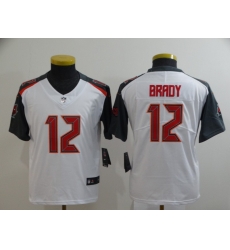 Youth Buccaneers 12 Tom Brady White Youth Vapor Untouchable Limited Jersey Youth Buccaneers 12 Tom Brady White Youth Vapor Untouchable Limited Jersey