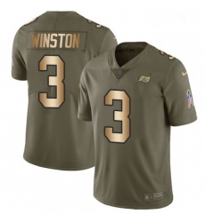 Youth Nike Tampa Bay Buccaneers 3 Jameis Winston Limited OliveGold 2017 Salute to Service NFL Jersey Youth Nike Tampa Bay Buccaneers 3 Jameis Winston Limited OliveGold 2017 Salute to Service NFL Jersey
