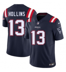 Men New England Patriots 13 Mack Hollins Navy 2025 F U S E Vapor Limited Stitched Football Jersey Men New England Patriots 13 Mack Hollins Navy 2025 F U S E Vapor Limited Stitched Football Jersey