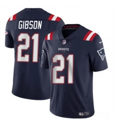 Men New England Patriots 21 Antonio Gibsonz Navy Vapor Limited Stitched Football Jersey Men New England Patriots 21 Antonio Gibsonz Navy Vapor Limited Stitched Football Jersey