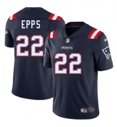 Men New England Patriots 22 Marcus Epps Navy 2025 Vapor Limited Stitched Football Jersey Men New England Patriots 22 Marcus Epps Navy 2025 Vapor Limited Stitched Football Jersey