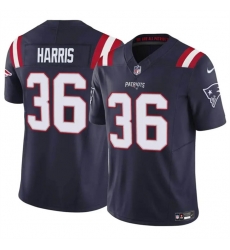 Men New England Patriots 36 Kevin Harris Navy 2023 F U S E Vapor Limited Stitched Football Jersey Men New England Patriots 36 Kevin Harris Navy 2023 F U S E Vapor Limited Stitched Football Jersey