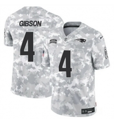 Men New England Patriots 4 Antonio Gibson 2024 F U S E Arctic Camo Salute To Service Limited Stitched Jersey Men New England Patriots 4 Antonio Gibson 2024 F U S E Arctic Camo Salute To Service Limited Stitched Jersey