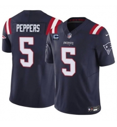 Men New England Patriots 5 Jabrill Peppers Navy F U S E With 3 Star C Patch Vapor Limited Stitched Football Jersey Men New England Patriots 5 Jabrill Peppers Navy F U S E With 3 Star C Patch Vapor Limited Stitched Football Jersey