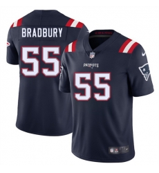 Men New England Patriots 55 Garrett Bradbury Navy 2025 Vapor Limited Stitched Football Jersey Men New England Patriots 55 Garrett Bradbury Navy 2025 Vapor Limited Stitched Football Jersey