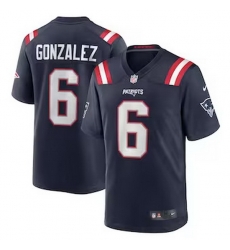Men New England Patriots 6 Christian Gonzalez Navy Vapor Limited Jersey Men New England Patriots 6 Christian Gonzalez Navy Vapor Limited Jersey