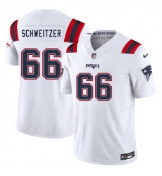Men New England Patriots 66 Wes Schweitzer White 2025 F U S E Vapor Limited Stitched Football Jersey Men New England Patriots 66 Wes Schweitzer White 2025 F U S E Vapor Limited Stitched Football Jersey
