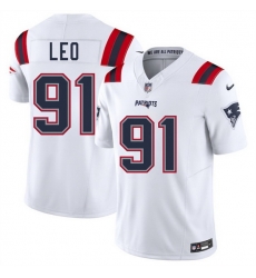Men New England Patriots 91 Titus Leo White 2025 F U S E Vapor Limited Stitched Football Jersey Men New England Patriots 91 Titus Leo White 2025 F U S E Vapor Limited Stitched Football Jersey