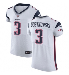 Men Nike Patriots #3 Stephen Gostkowski White Stitched NFL Vapor Untouchable Elite Jersey Men Nike Patriots #3 Stephen Gostkowski White Stitched NFL Vapor Untouchable Elite Jersey