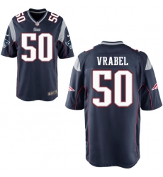 Men Nike Patroits #50 Mike Vrabel Navy Game Home NFL Jersey Men Nike Patroits #50 Mike Vrabel Navy Game Home NFL Jersey