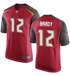 Men Nike Tampa Bay Buccaneers 12 Tom Brady Red Vapor Limited Stitched NFL Jersey Men Nike Tampa Bay Buccaneers 12 Tom Brady Red Vapor Limited Stitched NFL Jersey