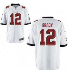 Men Nike Tampa Bay Buccaneers 12 Tom Brady White Vapor Stitched NFL Jersey Men Nike Tampa Bay Buccaneers 12 Tom Brady White Vapor Stitched NFL Jersey