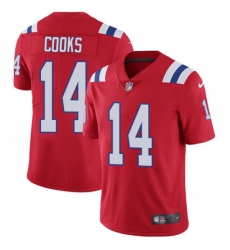 Mens Nike New England Patriots 14 Brandin Cooks Red Alternate Vapor Untouchable Limited Player NFL Jersey Mens Nike New England Patriots 14 Brandin Cooks Red Alternate Vapor Untouchable Limited Player NFL Jersey