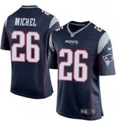 Mens Nike New England Patriots 26 Sony Michel Game Navy Blue Team Color NFL Jersey Mens Nike New England Patriots 26 Sony Michel Game Navy Blue Team Color NFL Jersey