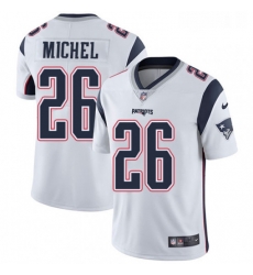 Mens Nike New England Patriots 26 Sony Michel White Vapor Untouchable Limited Player NFL Jersey Mens Nike New England Patriots 26 Sony Michel White Vapor Untouchable Limited Player NFL Jersey