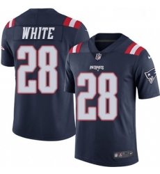 Mens Nike New England Patriots 28 James White Limited Navy Blue Rush Vapor Untouchable NFL Jersey Mens Nike New England Patriots 28 James White Limited Navy Blue Rush Vapor Untouchable NFL Jersey